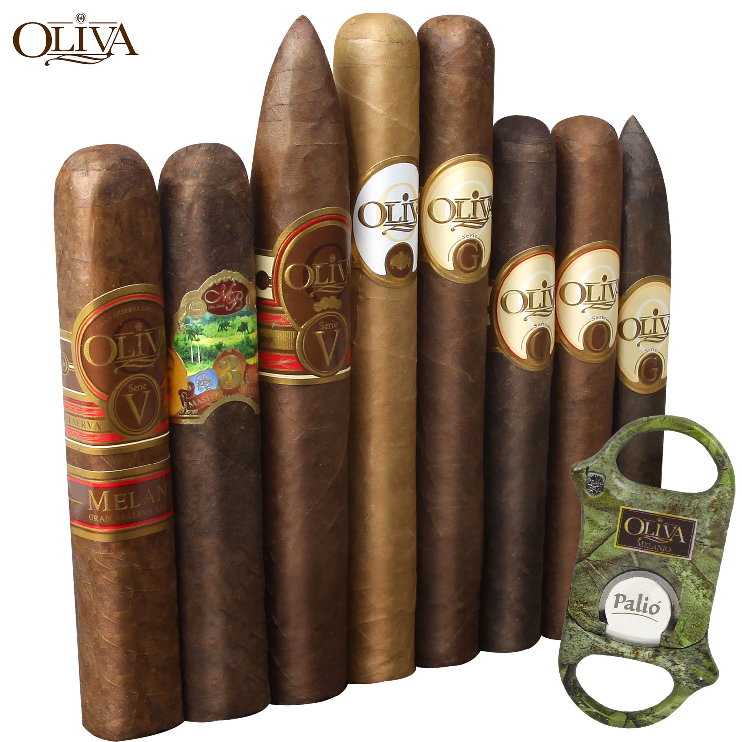 Image of Oliva 8-Cigar Pack + Palio Cutter